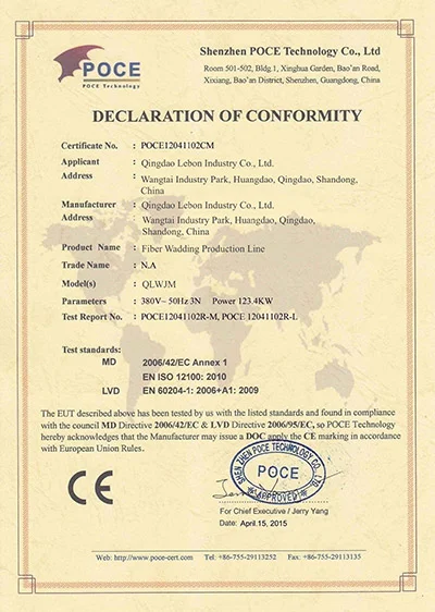 Certificate ce