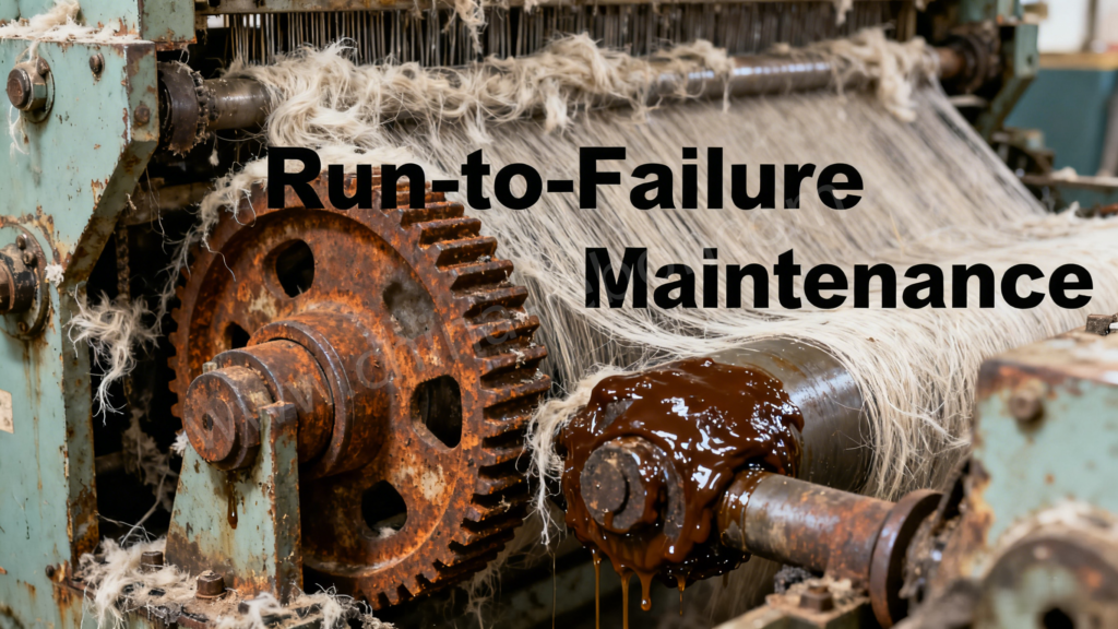 Run to Failure Maintenance Dust Accumulation & Degraded Components in Needle Loom