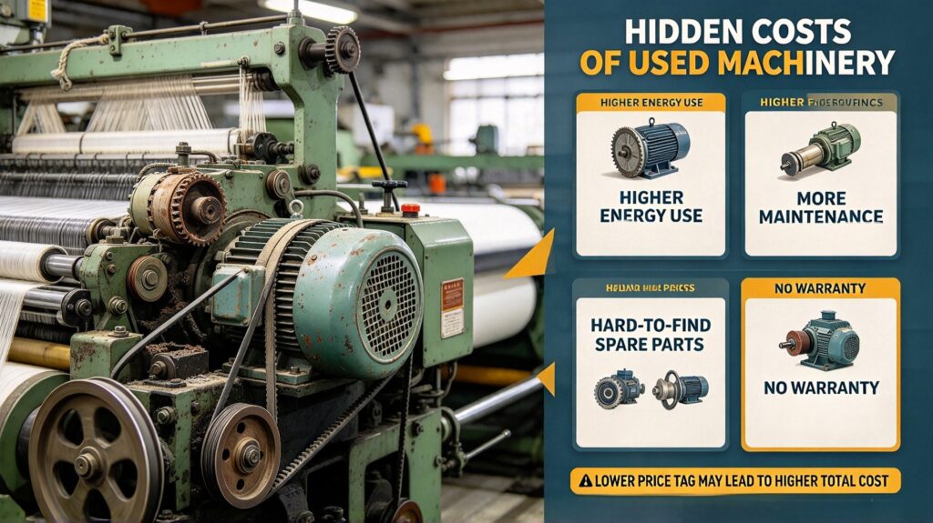 Used vs New Textile Machinery (2)